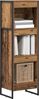 vidaXL Bücherregal Altholz 40 x 30 x 121 cm Holzwerkstoff 886370 Bild 3