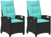 vidaXL Gartenstuhl 56 x 64 x 94 cm Stahl 42026838 Bild 2