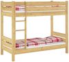 Erst-Holz Etagenbett Kiefer 100x200 cm ohne Rollrost, natur Bild 3