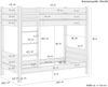 Erst-Holz Etagenbett Kiefer 100x200 cm ohne Rollrost, natur Bild 4