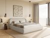 Selsey 'Ruvi' Polsterbett mit Lattenrost und Stauraum, greige, 180x200 cm Bild 2
