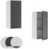 Hängeschrank Fame-Line Anthrazit Landhaus 30 cm Vicco Bild 5