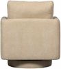 Drehsessel Oscar aus Chenille-Stoff, luxuriöse Struktur, modern, natur, drehbar für Indoor Bild 4