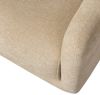Drehsessel Oscar aus Chenille-Stoff, luxuriöse Struktur, modern, natur, drehbar für Indoor Bild 5