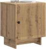 vidaXL Nachttisch 2 pcs Artisan-Eiche 43 x 34,5 x 50 cm Holzwerkstoff 893894 Bild 2