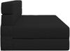 vidaXL Klappsofa Bett Schwarz 152 x 86,5 x 60 cm Stoff 900121 Bild 4