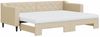 vidaXL Tagesbett Ausziehbar mit Matratzen Creme 80x200 cm Stoff 3197443 Bild 2