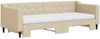 vidaXL Tagesbett Ausziehbar mit Matratzen Creme 80x200 cm Stoff 3197443 Bild 3