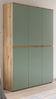 Mehrzweckschrank Assino in grün und Eiche 105 x 175 cm Bild 4