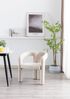 Beige Samt-Esszimmerstuhl-Set (2er), Eimerdesign, 64x50,5x71 cm Bild 4