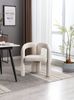 Beige Samt-Esszimmerstuhl-Set (2er), Eimerdesign, 64x50,5x71 cm Bild 3