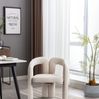 Beige Samt-Esszimmerstuhl-Set (2er), Eimerdesign, 64x50,5x71 cm Bild 3