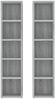 vidaXL CD-Regale 2 Stk. Grau Sonoma 21x16x93,5 cm Holzwerkstoff 815319 Bild 4