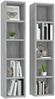 vidaXL CD-Regale 2 Stk. Grau Sonoma 21x16x93,5 cm Holzwerkstoff 815319 Bild 3