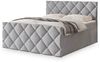 Masseno Boxbett ROVARI 140x200 cm mit Bonell Matratze und Topper, Doppelbett, Polsterbett mit Kopfteil, Boxspringbett Bild 3