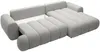 Vente-unique - FRIDORA Sofa Stoff Grau - B 168 cm x H 81 cm x L 272 cm Bild 4