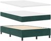 vidaXL Boxspringbett mit Kopfteil Dunkelgrün 200 x 120 cm Samt 3344441 Bild 4
