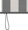 vidaXL Rollo Anthrazit und Weiß 180 x 250 cm Stoff und Aluminium 42037200 Bild 5