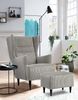 XDREAM Ohrensessel Olaf, Relaxsessel, Loungesessel, Cocktailsessel, Polstersessel (1-St), bequemer Sessel, gepolstert, hohe Rückenlehne, viele moderne Farben Bild 2