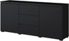 OTTO home Sideboard Modo, Breite 150 cm, moderne grifflose Kommode 2Türen/3 SK, Schubladenkommode mit viel Stauraum, Einlegeböden verstellbar Bild 2