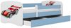 Raumhirsch Furniture Kinderbett 70x140, 80x160, 80x180 cm - Komplettset mit Matratze & Schublade (Bett für Mädchen, Einzelbett für Kinder von 2-12 Jahren, Rausfallschutz und Lattenrost), verschiedene Farben & Designs Bild 3