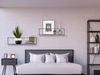 MIRRORS AND MORE 'Tinka' 2er Regalset Metall, schwarz, 65x15x15cm, 60x13x13cm Bild 3
