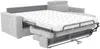 Vente-unique - VIZIR Sofa Stoff Grau - B 223 cm95 cm x H 110 cm95 cm x L 282 cm Bild 5
