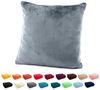 heimtexland Dekokissen Flanell Soft Kuschelkissen Plüsch Kissenbezug, super weich und flauschig, Allergiker geeignet, atmungsaktiv Bild 4