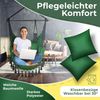 KESSER® Hängesessel mit 2 Kissen, mit Getränkehalter & Bücherfach, bis 150 kg, Grün Bild 4