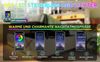 Polsterbett Leinen mit LED & USB-Anschluss, hydraulischer Stauraum, 90x200 cm, Beige, ohne Matratze Bild 5