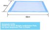 Clanmacy Hundematte Trainingsunterlagen Welpenunterlage Hunde Toilette 60x45 cm/60x60 cm Bild 2