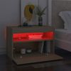 vidaXL Nachttisch LED-Leuchten Sonoma-Eiche 60x35x40cm Holzwerkstoff 3082780 Bild 4