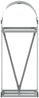 vidaXL Kaminholzunterstand Silbern 40x45x100 cm Verzinkter Stahl 364587 Bild 4