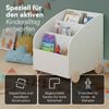 Bellabino 'Towy' Kinderbücherregal, weiß, 43x40x43 cm, Holz, Spielzeugregal mit 3 Ablagefächern und Geheimfach Bild 4