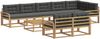 vidaXL Outdoor-Sofagarnitur 9 pcs Weiß und Anthrazit 79 x 79 x 37 cm 3386656 Bild 2