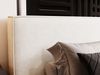 GRAINGOLD Monaco Doppelbett 180x200, Polsterbett mit Bettkasten und Kopfteil, Velour-Stoff, Creme Bild 5