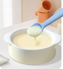 ABC 6-teiliges grünes Baby-Trainingslöffel-Set aus lebensmittelechtem Silikon, geeignet für Babys ab einem Jahr zum selbstständigen Essen. Babylö Bild 3