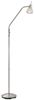 LED Stehleuchte, Nickel, Metall, Glas, Flexarm, H 145 cm Bild 3