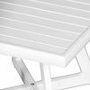 Alexis Lounge Tisch 50x50 Aluminium matt-weiß Gartentisch Tresentisch Bartisch Bild 2
