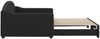 vidaXL Tagesbett Ausziehbar Schwarz 100x200 cm Stoff 3197537 Bild 4