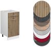 Küchenunterschrank R-Line Artisan-Eiche 40 cm , AP Marmor Vicco Bild 5
