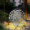 2er Set LED Solarleuchte, Erdspieß, Kugel, H 51 cm Bild 4