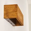 hofstein Wandleuchte »Volano« LED Wandlampe dimmbare aus Holz/Metall in Braun/Grau, 3000 Kelvin, 13, 5 Watt, 1800 Lumen, längliche Innen. Up&Down Effekt an der Wand Bild 2