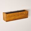 hofstein Wandleuchte »Volano« LED Wandlampe dimmbare aus Holz/Metall in Braun/Grau, 3000 Kelvin, 13, 5 Watt, 1800 Lumen, längliche Innen. Up&Down Effekt an der Wand Bild 3