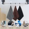 10er Pack Mikrofasertücher super saugfähig 30x30cm schwarz Bild 5