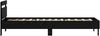 vidaXL Bettrahmen Schwarz Eichen-Optik 98,5 x 200 cm Holzwerkstoff 8003735 Bild 5