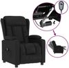 vidaXL Relaxsessel Elektrisch Schwarz Kunstleder 3098801 Bild 2