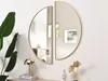 Vente-unique - GAVRA Spiegel Metall Gold - B 1 cm x H 100 cm x L 50 cm Bild 4