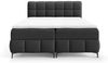 Boxspringbett Schlafzimmerbett SOPHIE 120x200cm Stoff Aragon Schwarz Bild 3
