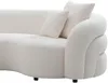 Vente-unique - LAPIOTA Sofa Stoff Weiß - B 200 cm x H 73 cm x L 290 cm Bild 5